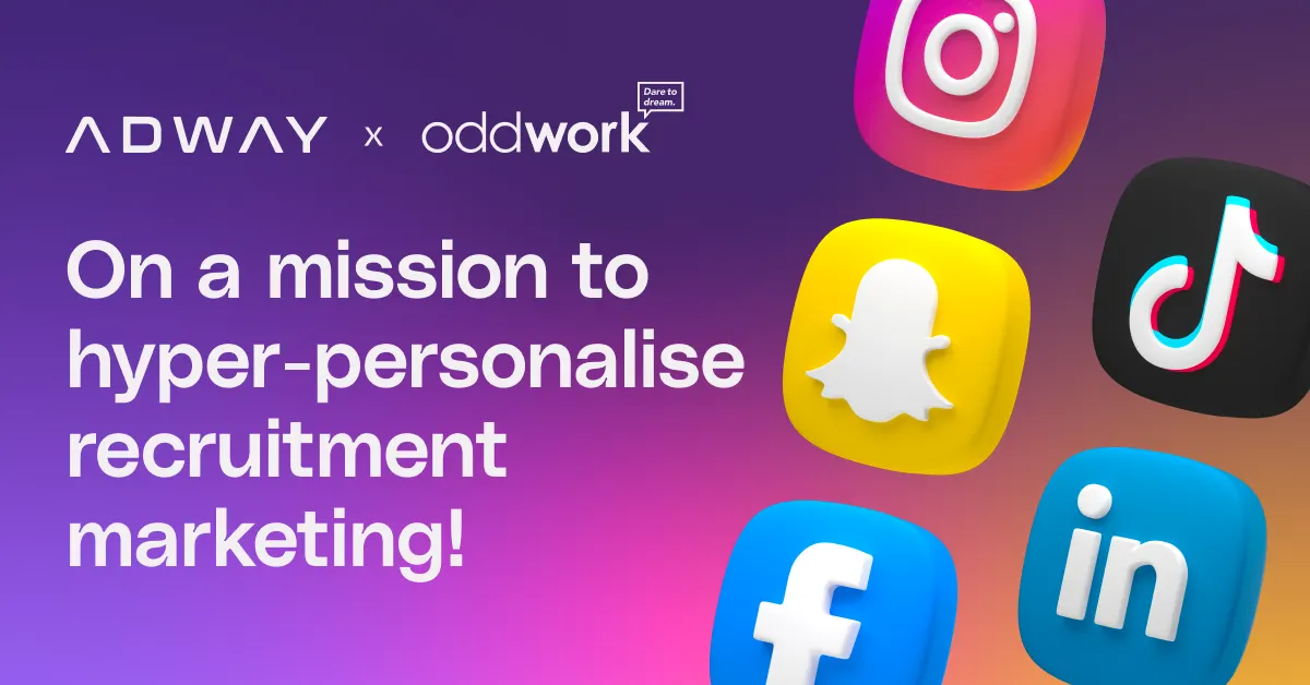 Adway and Oddwork Partner to Transform Talent Attraction with Strategic, Hyper-Personalised Recruitment Marketing