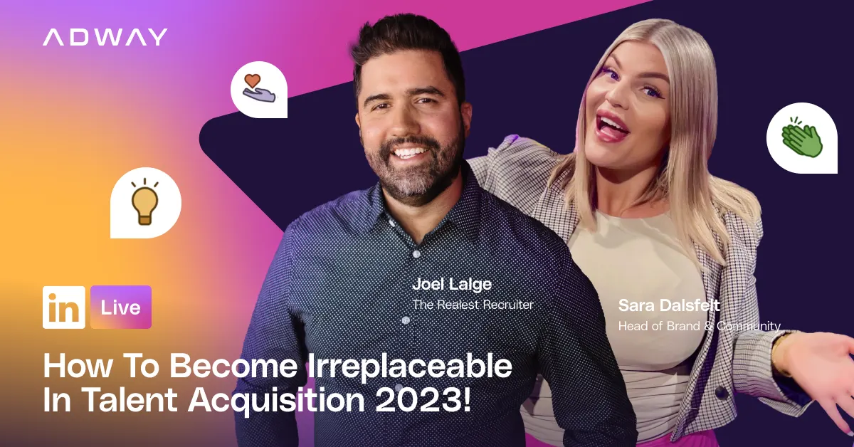 Joel Lalgee, LIVE with Adway - Become irreplaceable in TA