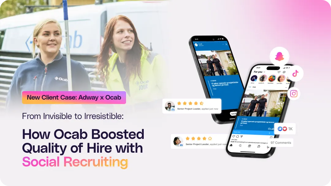 How Ocab Boosted Quality of Hire with Adway's Social Recruiting Technology